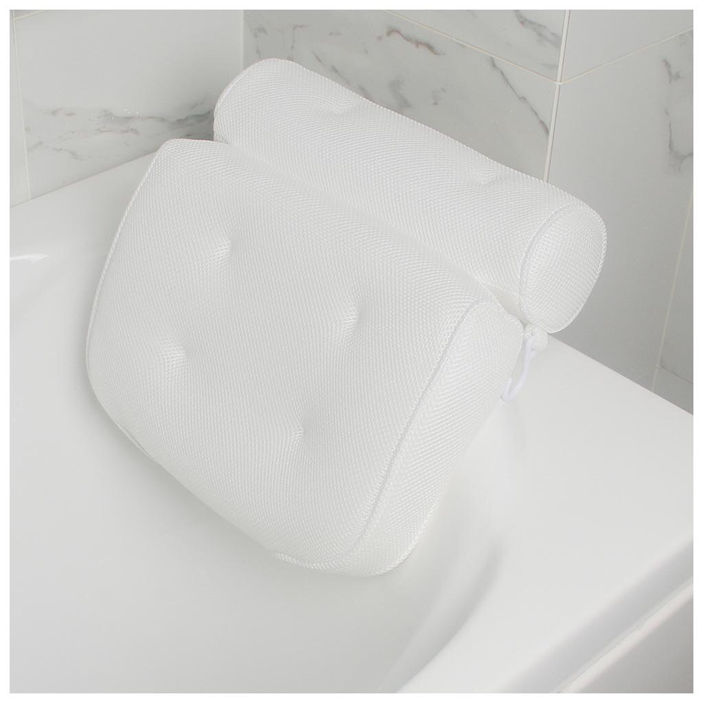 Bath Pillow Bathtub Spa Pillow, Non-slip 6 Large Suction Cups for Perfect Head, Neck, Back and Shoulder Support