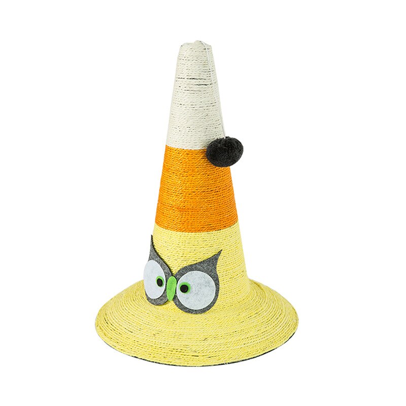 Cats Scratching Post Christmas snowman Cat Climbing Frame Toy Scratch Cat Scratcher Tree for Cats Furniture Pet Products: Yellow