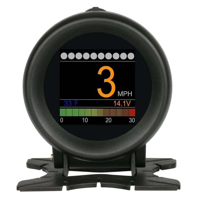 Autool X60 Obd Meter OBD2 Hud Head Up Display Digitale Auto Voltage Temperatuur Gauge Speed Meter Display Overspeed Waarschuwing Alarm