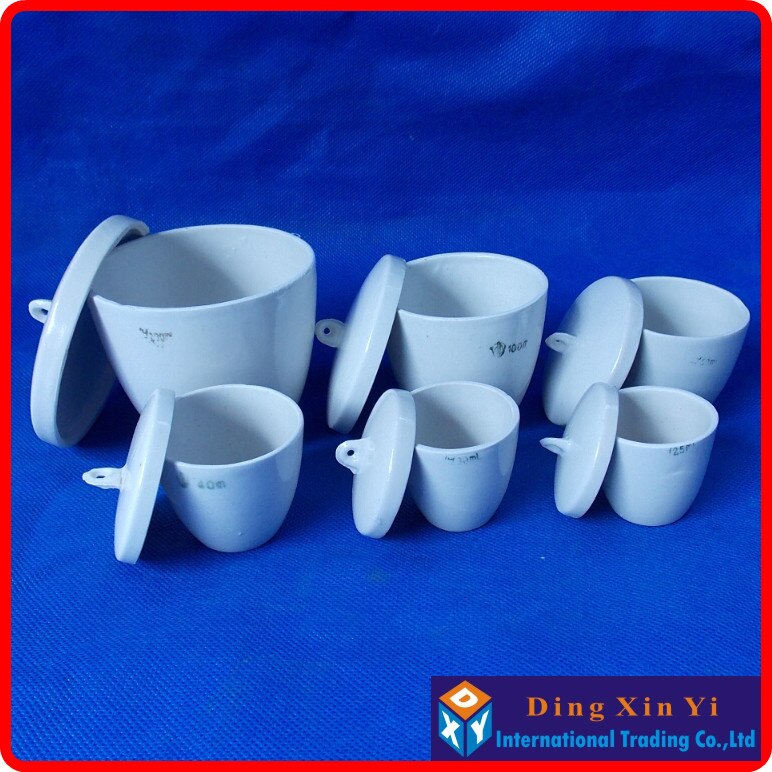(10 pieces/lot)30ml Coors porcelain crucible,Ceramic crucible