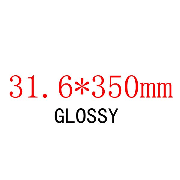Mcfk 3k reggisella per bicicletta in fibra di carbonio MTB Road Bike Super Light Tube Mountain Cycling Parts lunghezza 165g 450mm: 31.6x350 gloss