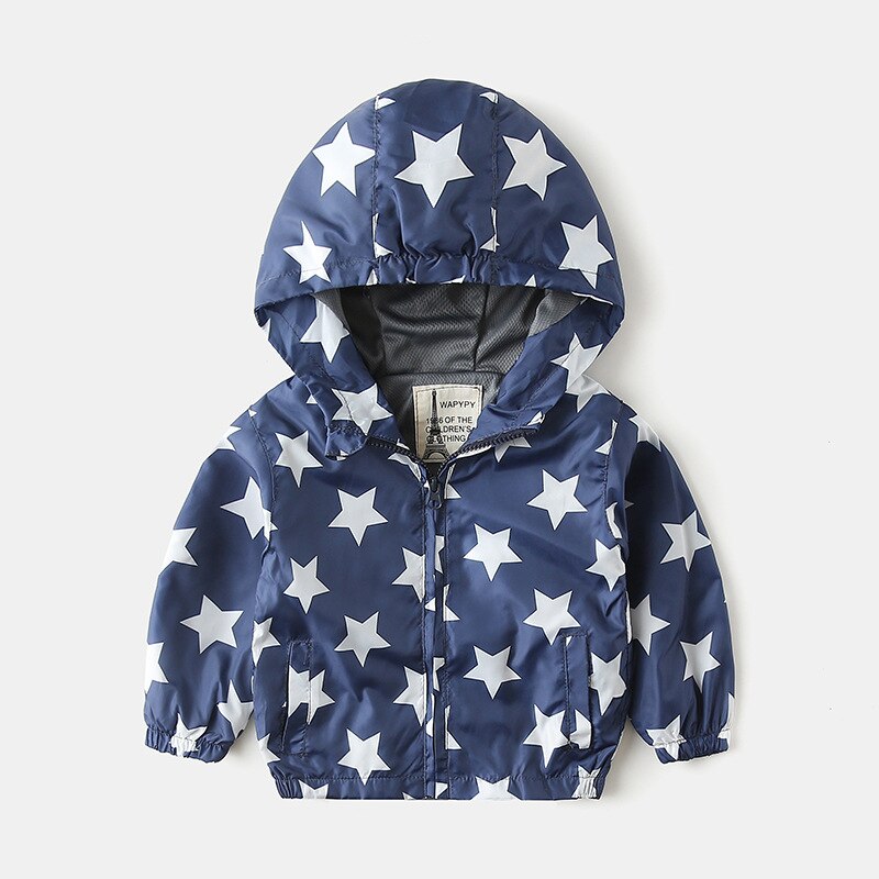 Kids Jongen Jas Mode Kind Dinosaurus Jassen Hooded Kids Rits Windjack Koreaanse Kinderen Kleding Jongens Jas Bovenkleding