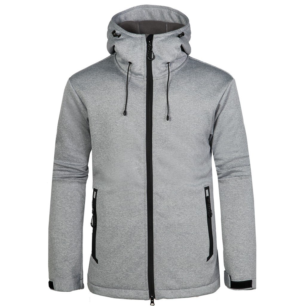 Vestes de Ski polaire pour hommes et femmes, vêtements chauds d'hiver, pour les amateurs de Trekking, de Camping, de randonnée, #4: GRIS / XXL