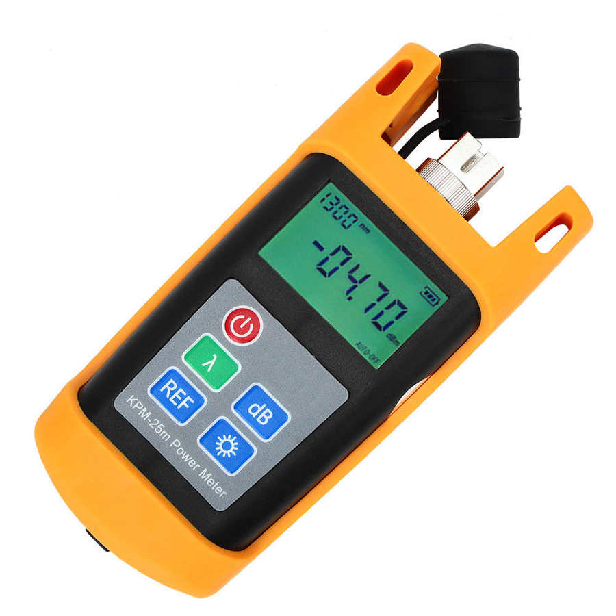 KPM-25M High Precision Optical Power Meter Mini -50dBm-+26dBm Testing Tool Equipment Power Meter