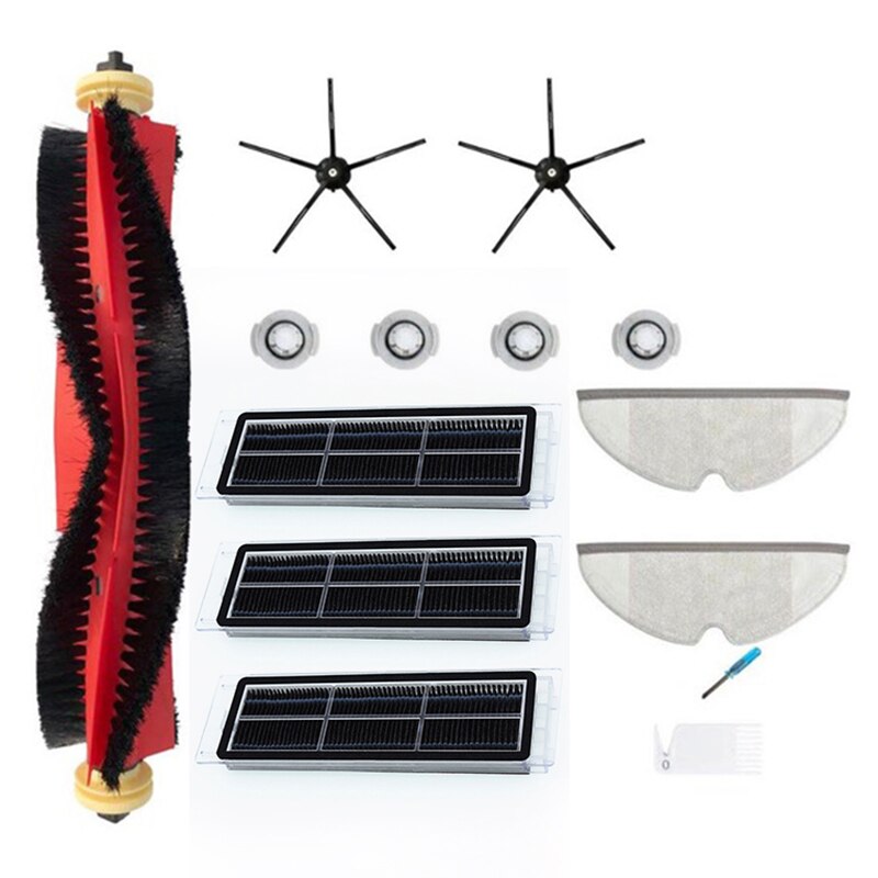 Kit Accessori Per Aspirapolvere Robot Xiaomi Roborock S6 S60 S65 S5 MAX T6 – Spazzole, Filtri, Panni E Nuclei
