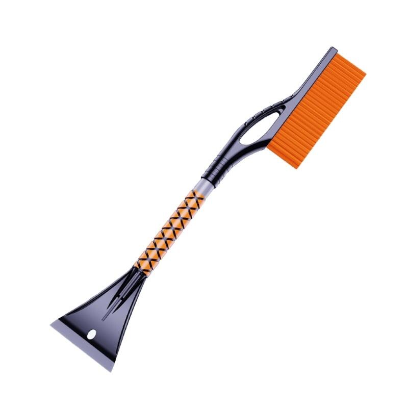 Rascador de hielo para parabrisas, cepillo de vidrio de limpieza rápida, eliminador de nieve para ventana de coche, depurador de hielo de plástico