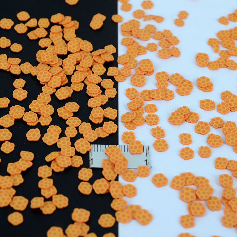 100g/ parti polymer lerbier bi honning bikube drysser dejlige konfetti til håndværksfremstilling, diy konfetti: 5mm bikube