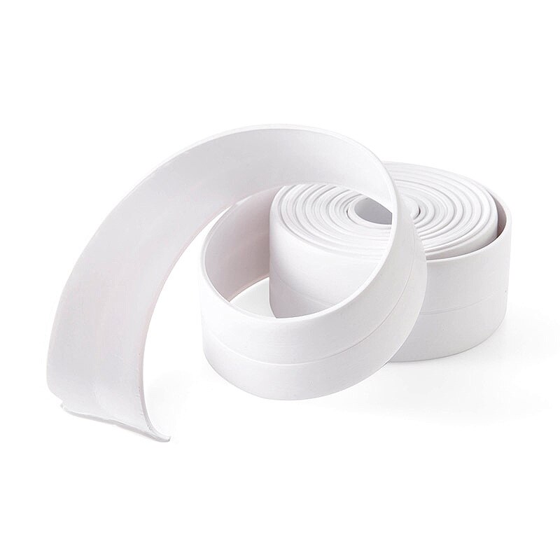 Durable 1 Roll Sealing Tape Waterproof Tape PVC Acrylic Material Kitchen Bathroom Wall Adhesive Crack Repair Tape 320cm In Stock