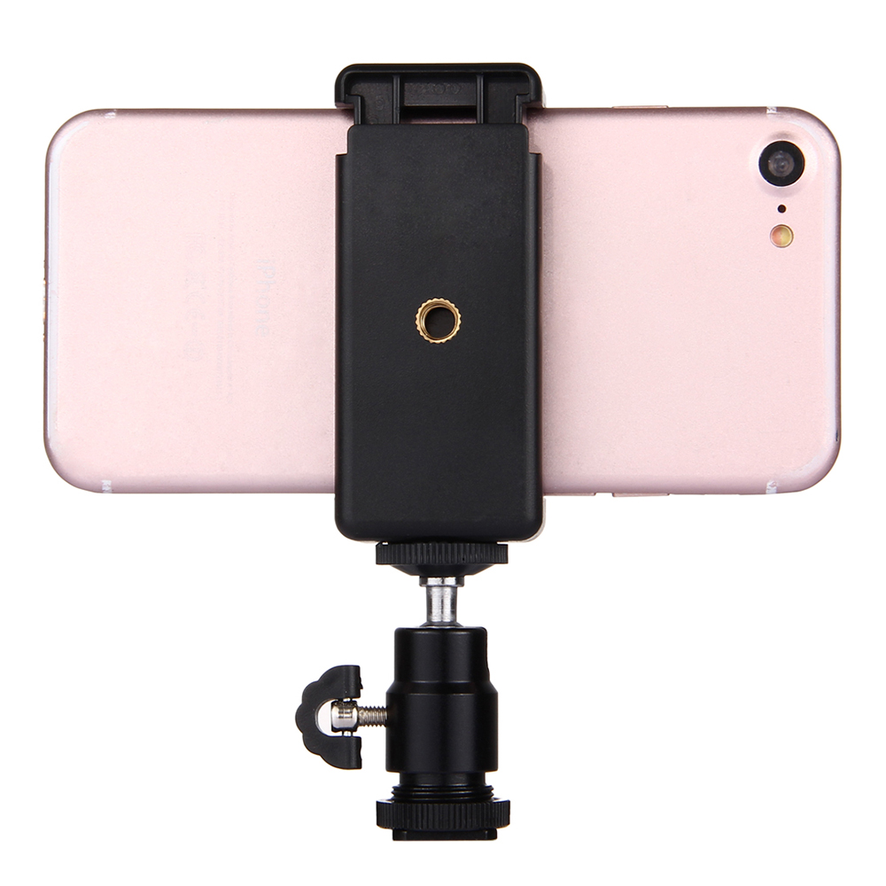 Universele PU214 Shoe Statief Hoofd 360 Graden Stabiele Selfie Stickstripod Mount Stand Klem Voor Iphone Smartphones