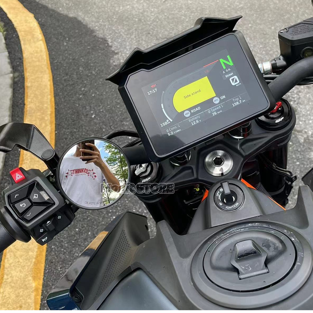 Specchietti moto per 390 2024 Specchietto punto cieco Specchietti laterali manubrio regolabili grandangolari