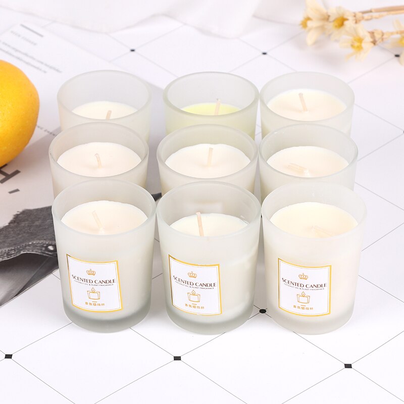 Geurkaarsen Citroen Lavendel Rose Home Decoratie Bruiloft Kaarsen Ontspannen Soja Wax Aromatherapie