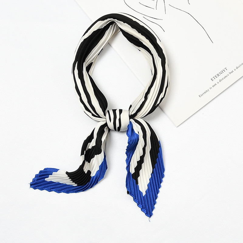 Zebra Print Kleine Zijden Hoofd Sjaal Vrouwen Bandana Krinkel Zachte Zomer Das Decoratie [3961]
