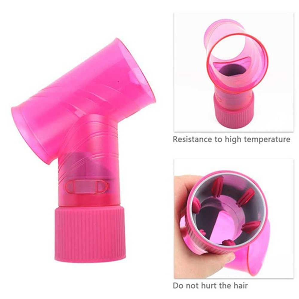 Cute curly hair Salon Plastic Wind Spin Roller Diffuser Hair Curler By Hair Dryer Attractive Curl Diffuser Spin Roller Cap
