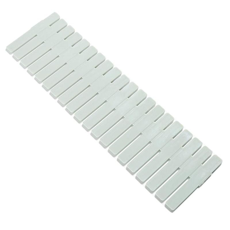 Bricolage tiroir diviseur ménage boîte de rangement panneau de séparation gain de place maison organisateur outils maquillage sous-vêtements organisateur tiroir: 4Pcs-Green