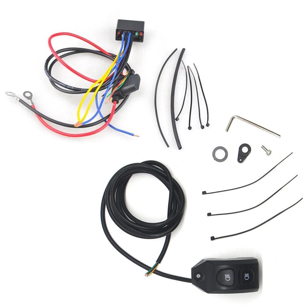 For BMW R1250GS Adventure R1200GS R 1250 GS LC ADV F850 F750GS Handle Fog Light Switch Control Button Smart Relay Wiring Harness: Switch and Relay