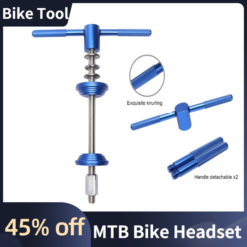 Mountain Bicycle Headset Installation Removal Tools MTB Bike Bottom Bracket Bearing Press-In Tool for Cycling Repair Tools