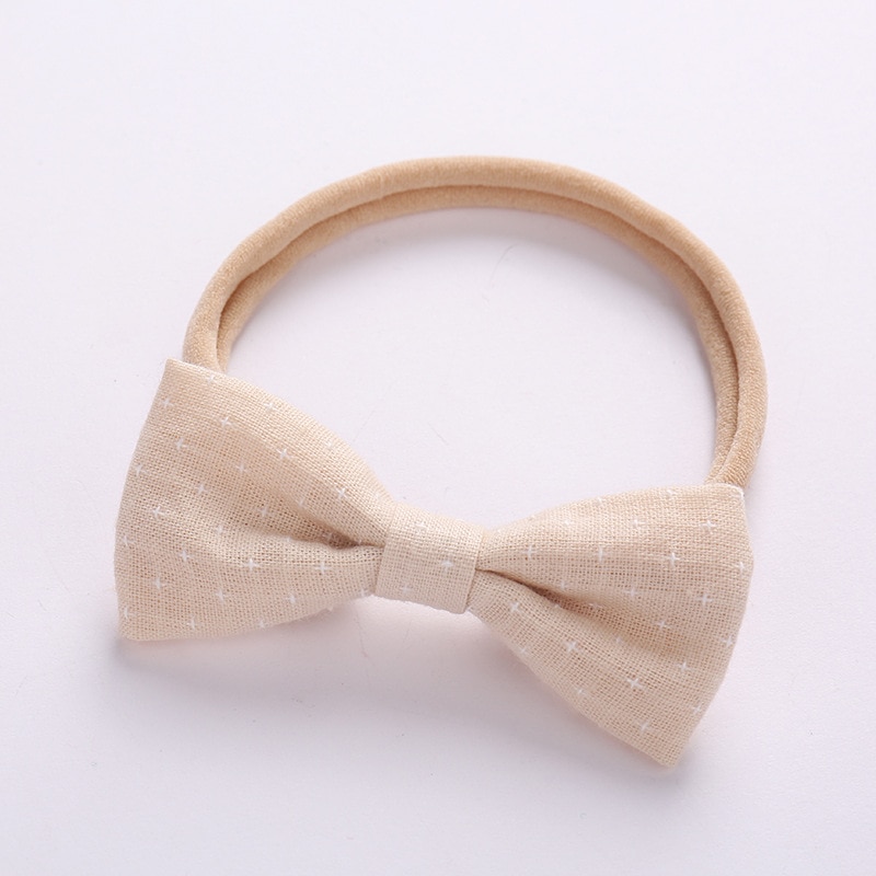 5 stücke Mädchen Nylon Stirnband Haar BöGen Kopf Band Elastische Bowknot Haarband für freundlicher freundlicher Kleinkind Haar Zubehör Headwear