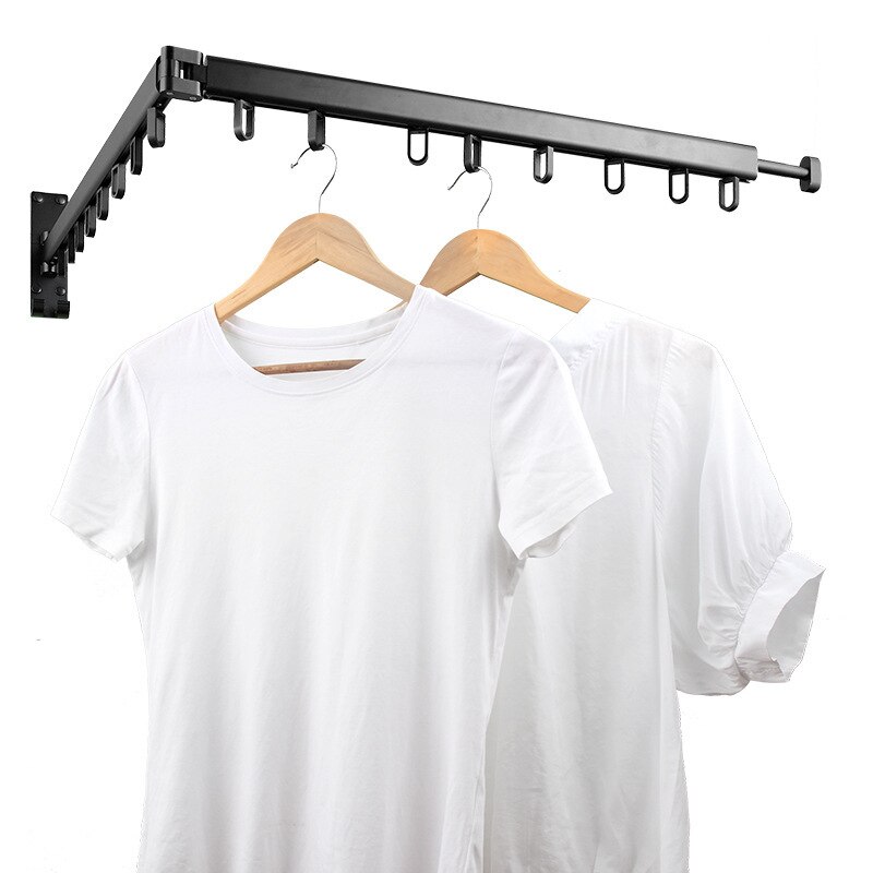 Balcony-hanging Folding Clothes-dryer Indoor Telescopic Rod Clothes-clothes-invisible Clothes-clothes-magic Device