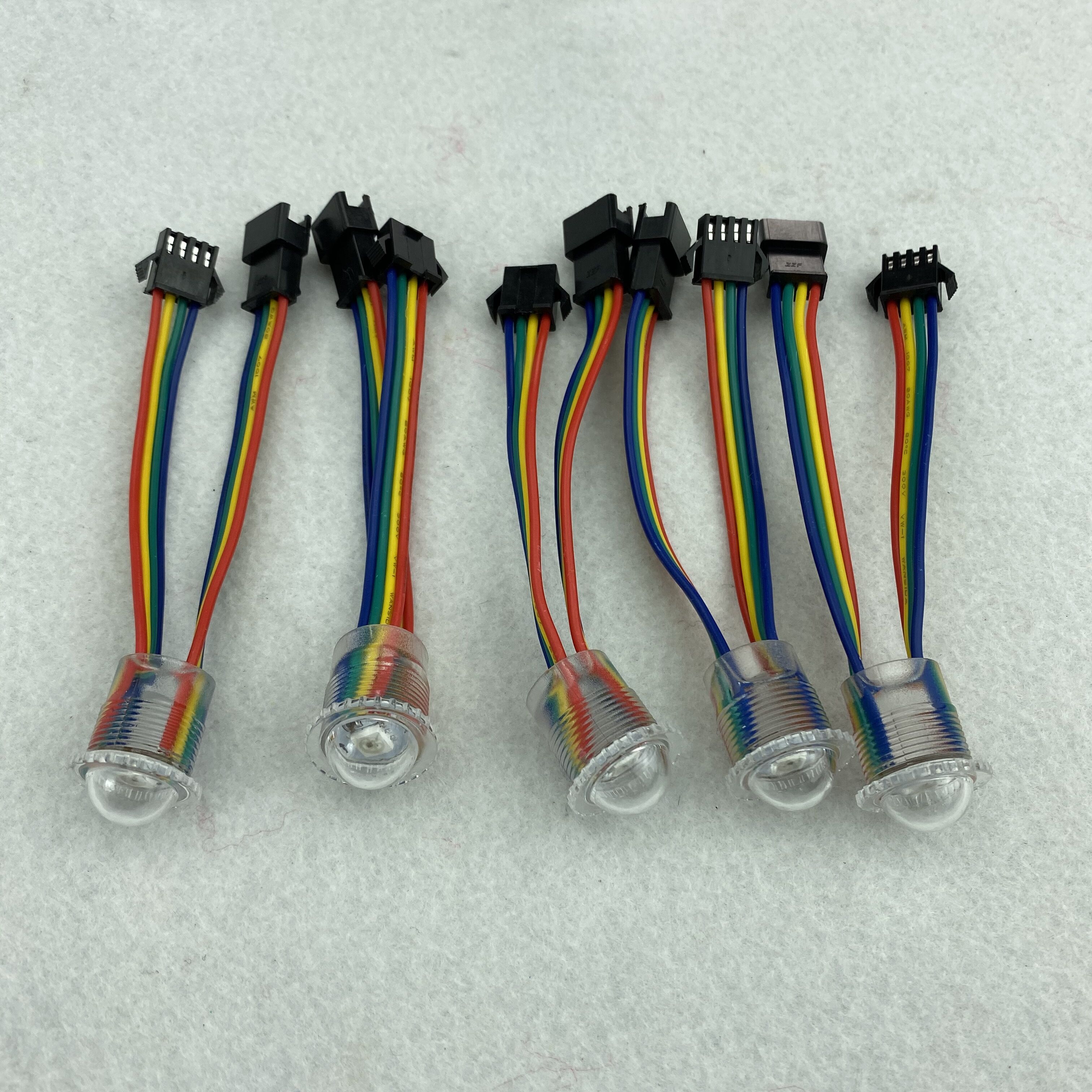 WS2815 DC12V addressable 16mm diameter;RGB full color led smart module;0.24W(one WS2815 LED);IP68;clear cover