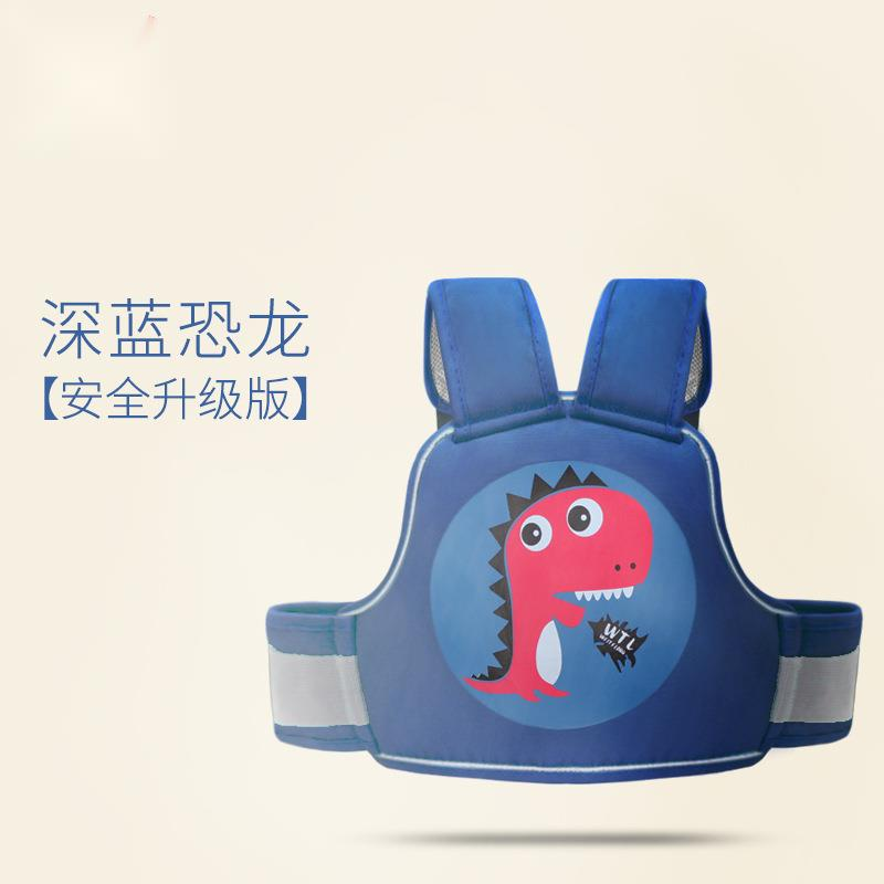 Ceinture de sécurité pour moto pour enfants, protection du dos, gilet réfléchissant, réglable, sangle de transport, harnais