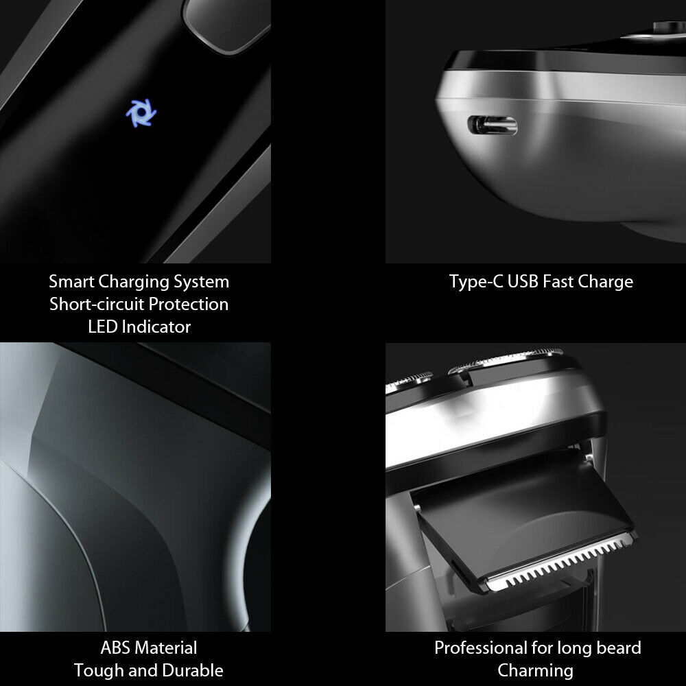 Enchen Electric Razor Men's Shaver Smart Control Waterproof Wet&Dry Dual Use Shaving Beard Trimmer Machine Washable Rechargeable