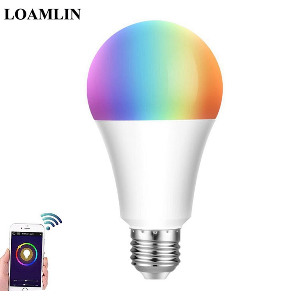 9W E27/E26/B22 RGBW WiFi Slimme Lamp LED Lamp App Bedienen Alexa Google Assistent Voice controle Smart Lamp Nachtlampje