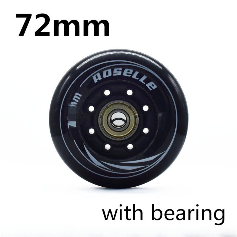 8 Stks/set 80Mm 76Mm 72Mm 90A Rollen Inline Skates Slalom Schaatsen Wiel Voor Volwassen Powerslide Patines Schaatsen roller Wielen ABEC-7: Marineblauw