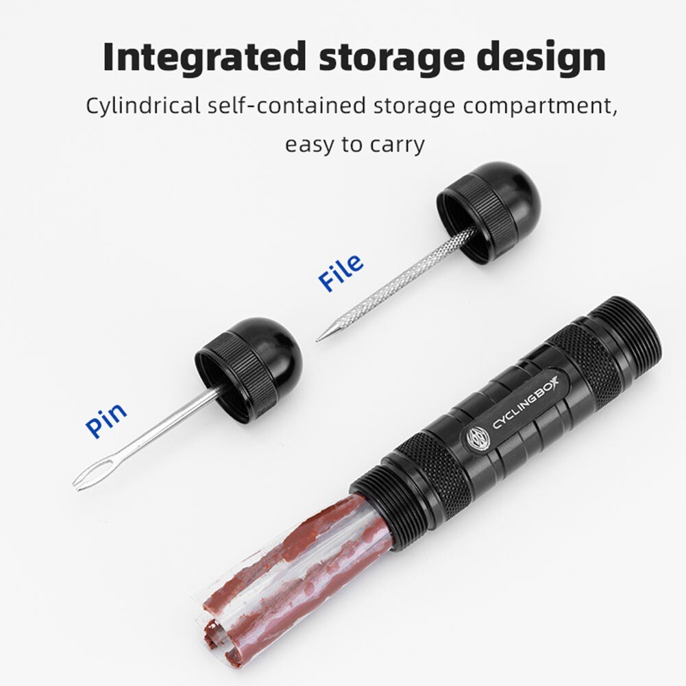 Bicycle Cycling Tubeless Tire Repair Kit Puncture Sealant Rubber Stripes Road Bike Tire Maintenance Mini Bicycle Tools Parts