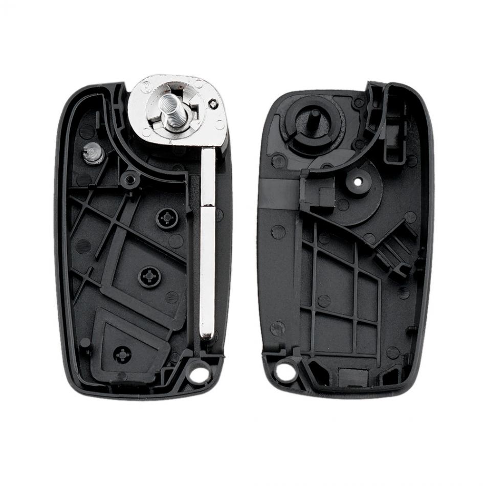 3 Buttons Car Key Fob Case Shell Replacement Flip Folding Remote Cover Car Key Accessories Parts Fit for FIAT