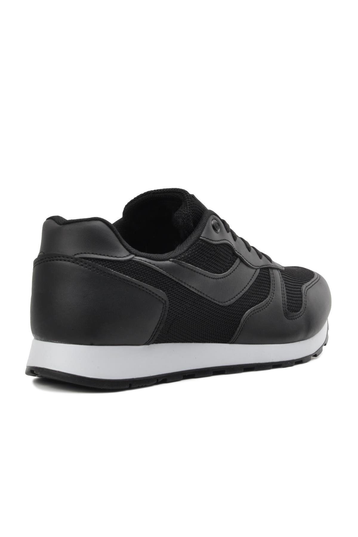 Loopbrug Verona Zwart-Wit Mesh Mannen Sneaker