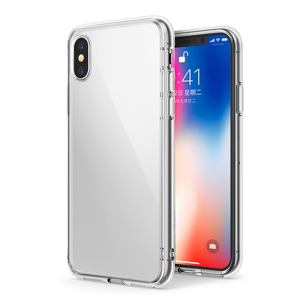 Ultra dünn Klar transparent TPU Silikon fallen Für iPhone X XS MAX XR 6 7 6S Plus Schützen Gummi telefon fallen Für iPhone 8 7 Plus