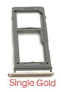 10pcs/lot For Samsung Galaxy S10 S10 Plus SIM Card Slot SD Card Tray Holder Adapter: 10pcs-single gold