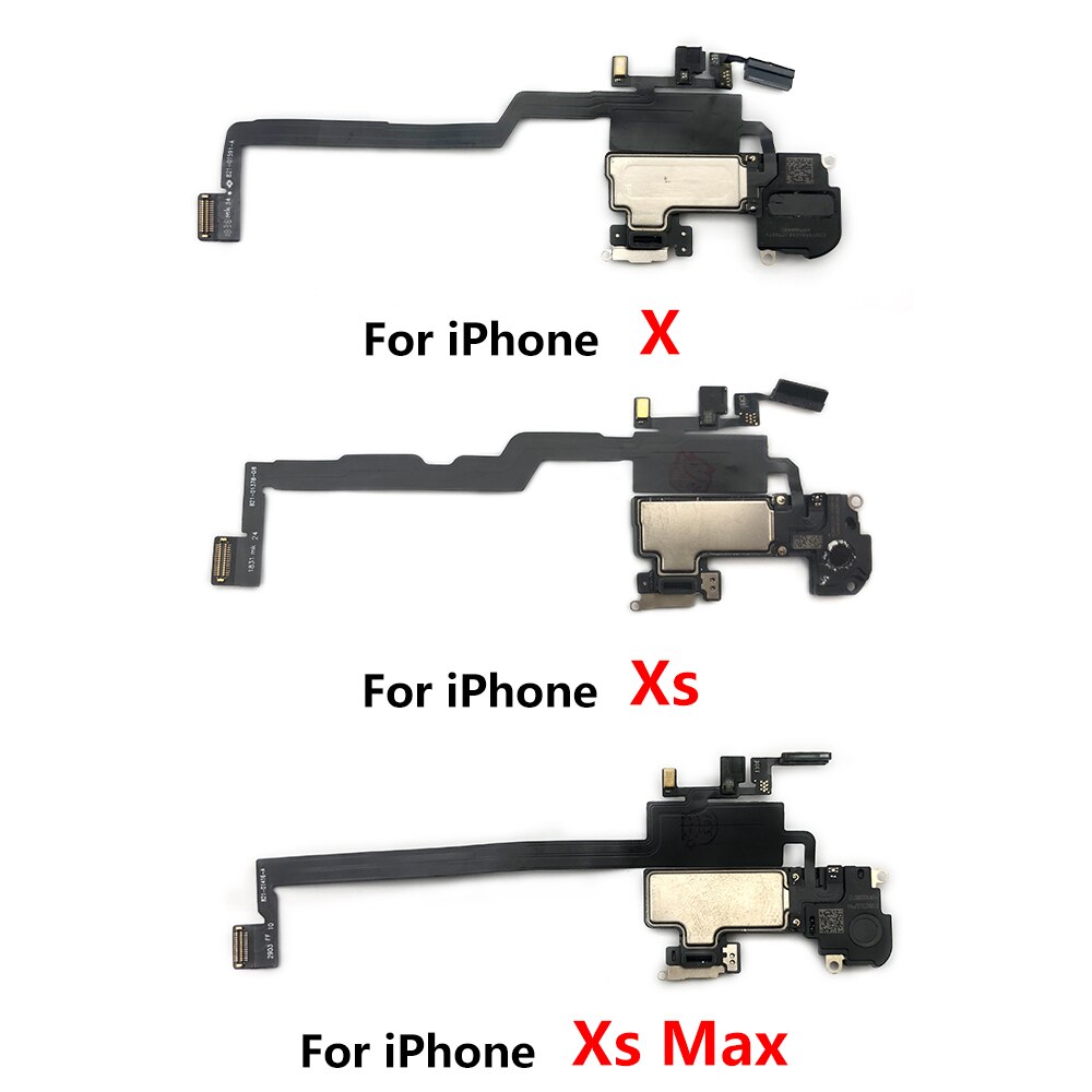 Front Light Sensor Oor Oortelefoon Flex Voor Iphone X Xr Xs 11 Pro Max Proximity Sensor Geluid Oortelefoon speaker Flex Kabel