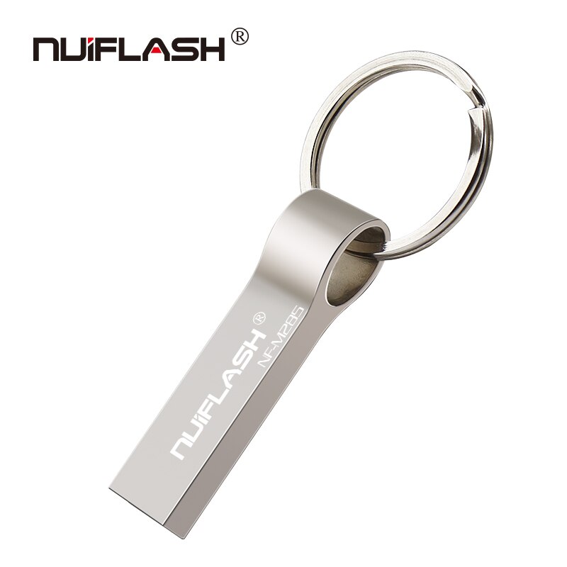 Metalowa pamięć USB Flash 64 gb thumbdrive 16GB 8GB Pendrive 32gb Flash Pendrive 128gb Pen Drive 64 gb usb brelok USB: 128 gb / silver