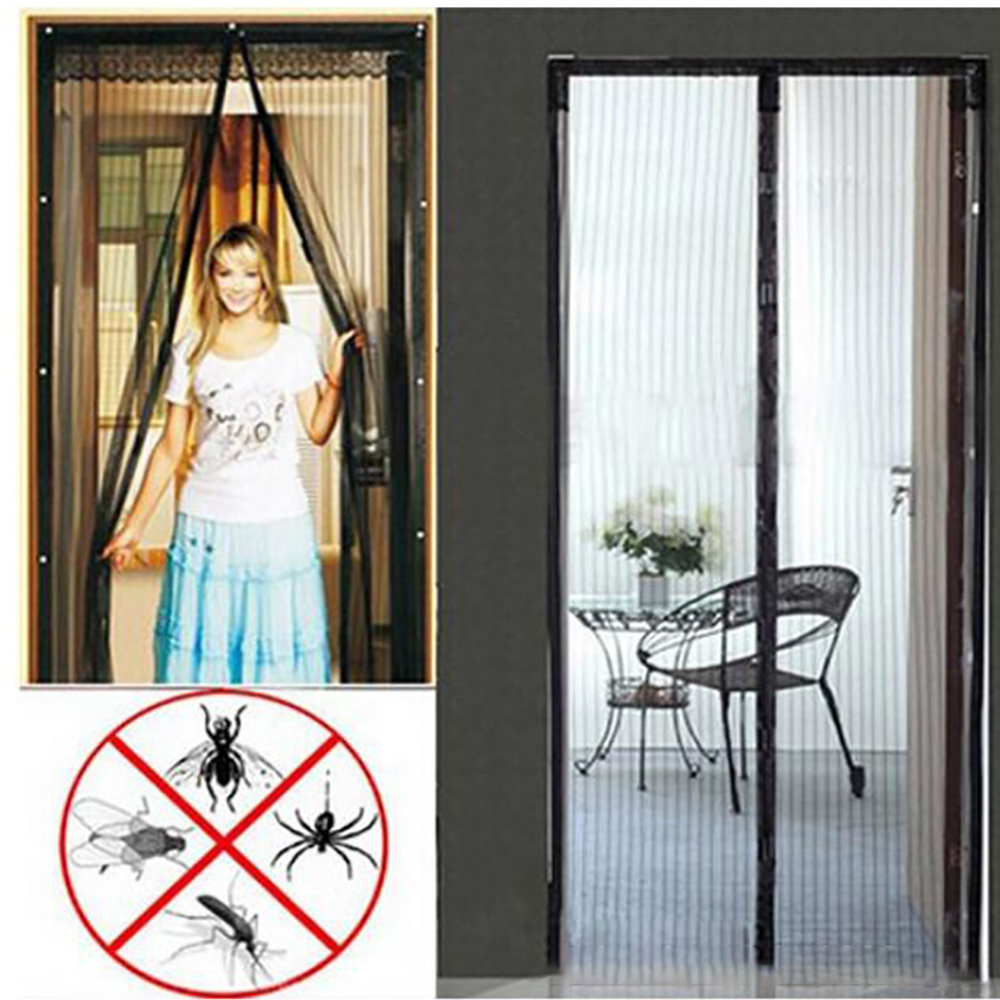 Cortina magnética Anti Mosquito, manos libres, mosquitera, cifrado de cortina magnética, Red de estilo en la puerta, imanes, pantalla de verano