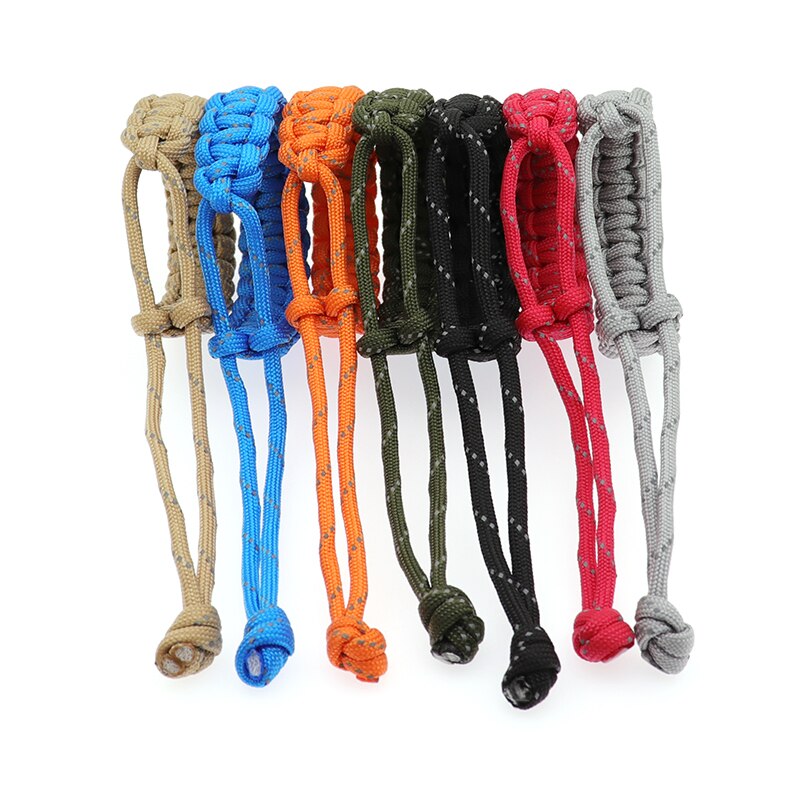 Adjustable Reflective Paracord Bracelet Handmade Braided Survival Bracelet