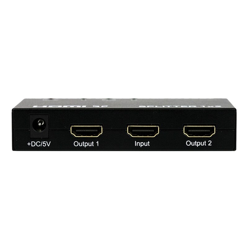 HDMI Splitter 1 in 2 Way Splitter HDMI Supports 3D HDMI 1X2 o Splitter EU Plug