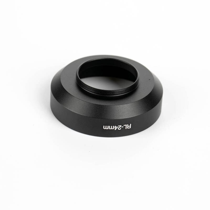 Pare-soleil pour appareil Photo noir métal 24mm pour Rollei 35, 35 T, 35TE, RL-24mm