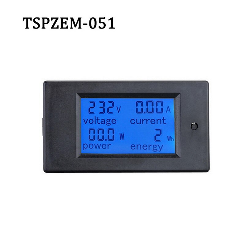 50a 100 a 80-260v dc 6.5-100v lcd digitalt voltmeter amperemeter strøm energi bilspenning strømmåler volt: Tsspem -051