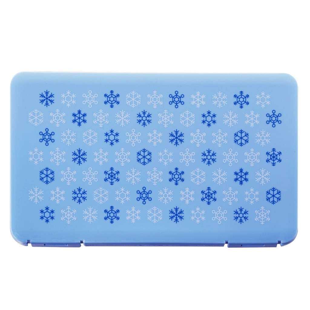 Foldable Disposable Dust Mask Storage Box Recycling Dustproof Face Mask Storage Clip Container Case Masks Storage Bag #j2s: Blue