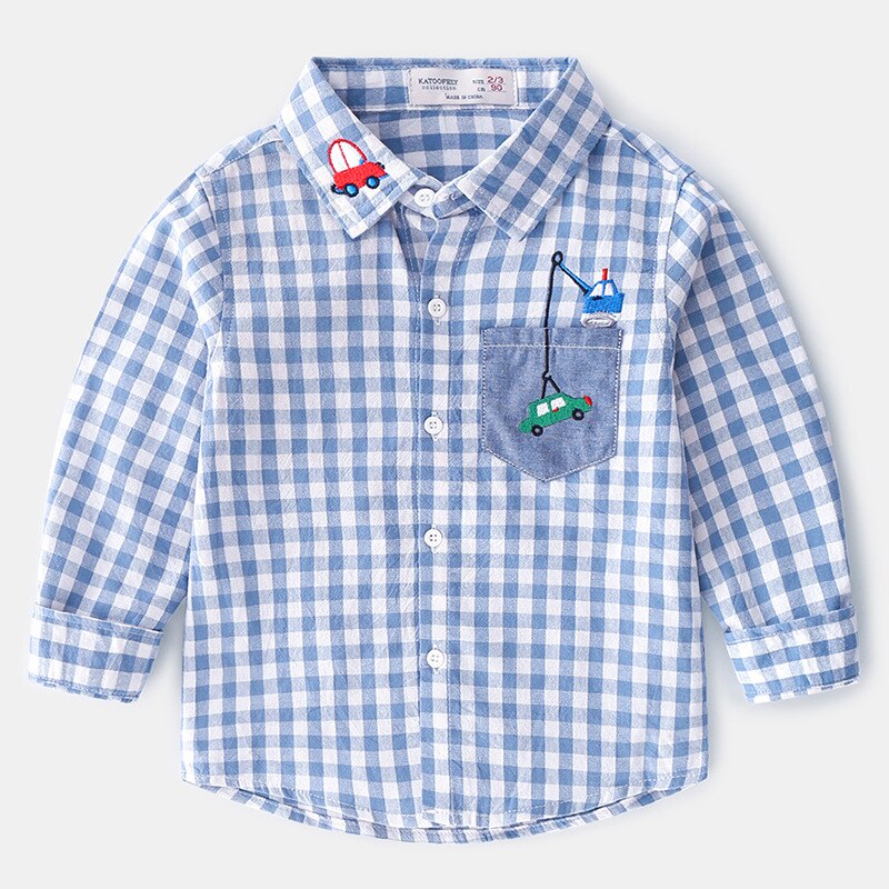 Bestickt freundlicher Hemd FRÜHLING HERBST freundlicher Karikatur Kran Hemd JUNGE MÄDCHEN 0-1 Jahre Alte Baby Kleidung: 2 / 130