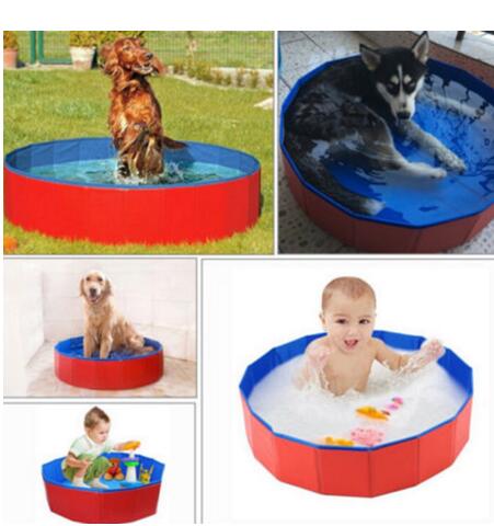 30x10cm Hond Zwembad Kat Puppy Pet Outdoor Draagbare Opvouwbare PVC Bad baby Hond kat Huisdier zwembad levert