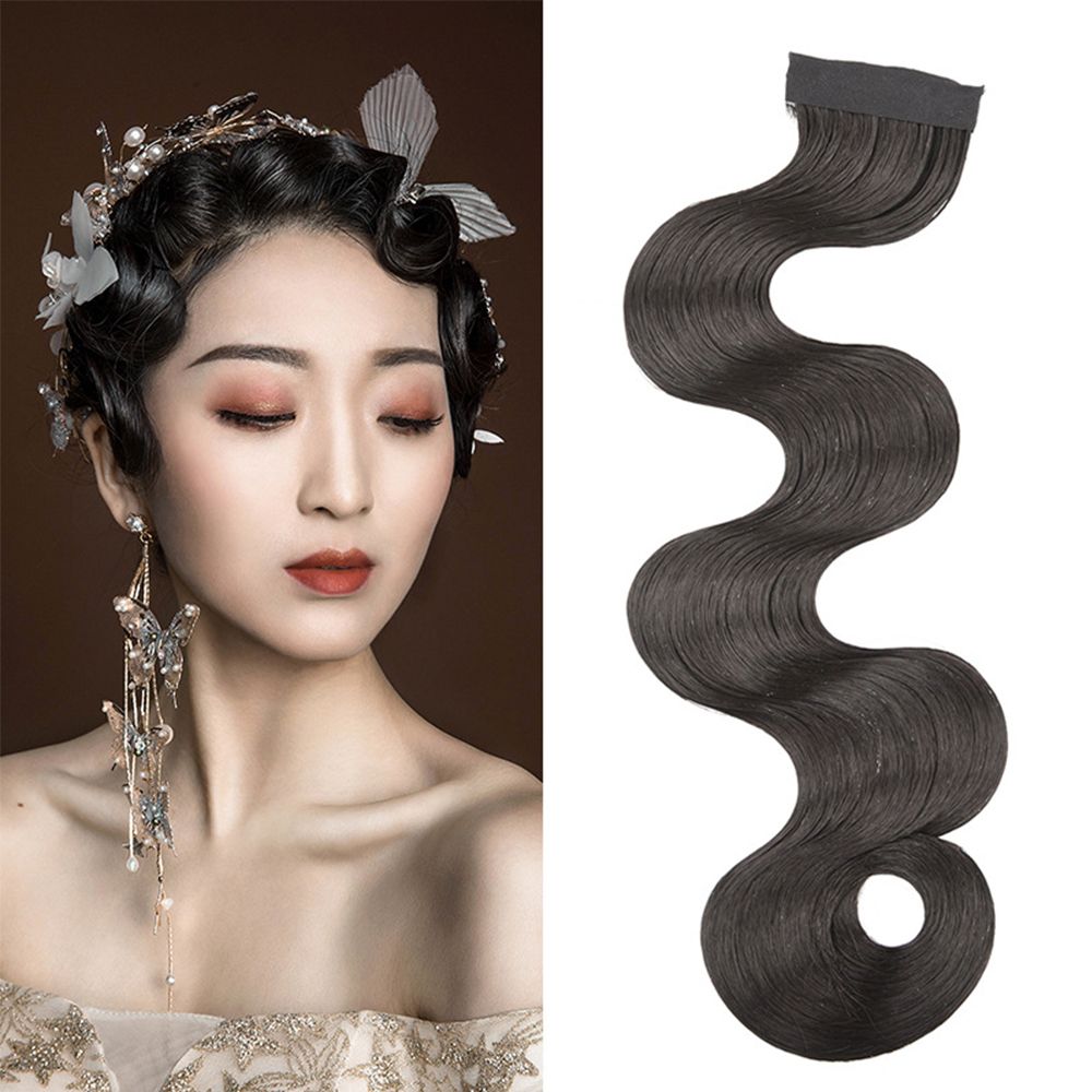 Qipao – postiche de cheveux rétro ondulé, accessoire de coiffure, frange bouclée, Vintage, femme chinoise ancienne, Cosplay, opéra chinois