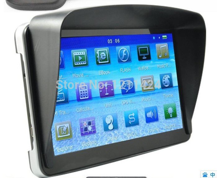 Parasol Universal para navegador GPS de 7 pulgadas,
