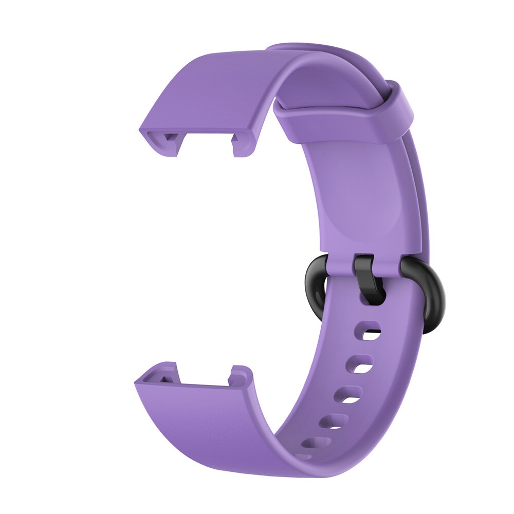 Correa de silicona para Xiaomi Mi Watch Lite, repuesto de pulsera deportiva, versión Global: purple
