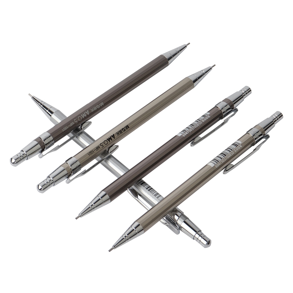 1PCS Baikingift Full Metal M&G Mechanical Pencil 0.5-0.7mm For Painting And Writing School Supplies