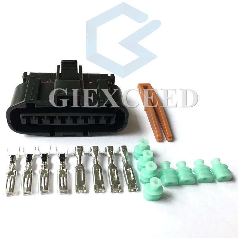 8 Pin Female Waterproof Automotive Electrical Connector For Mitsubishi Lancer MAF Sensor And Ignition Distributor Socket