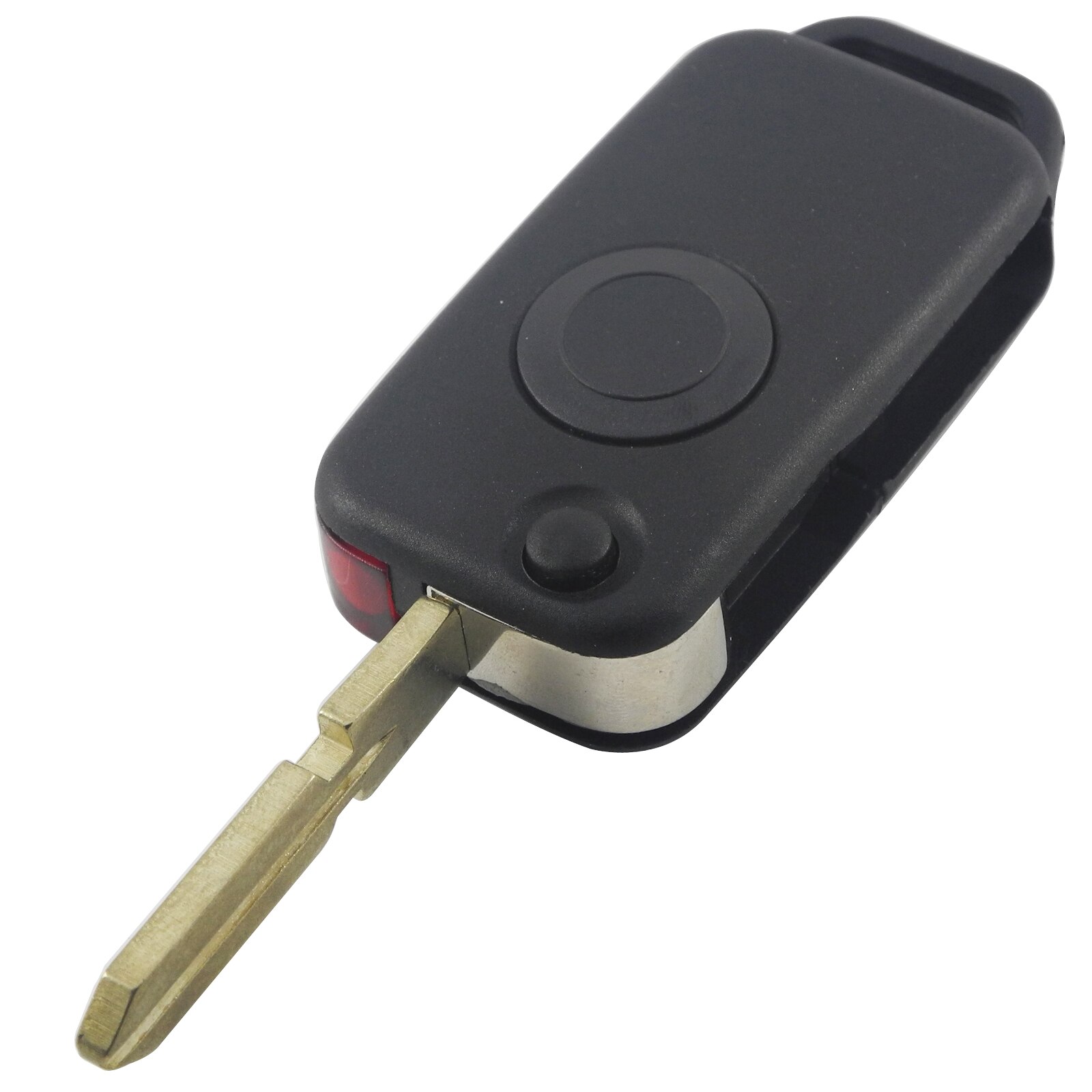 Bilchave 1 Button Remote Smart Car Key Shell Fob For Mercedes Benz W168 W124 W202 W210 W211 w203 1984-2004 HU39 Uncut Blade