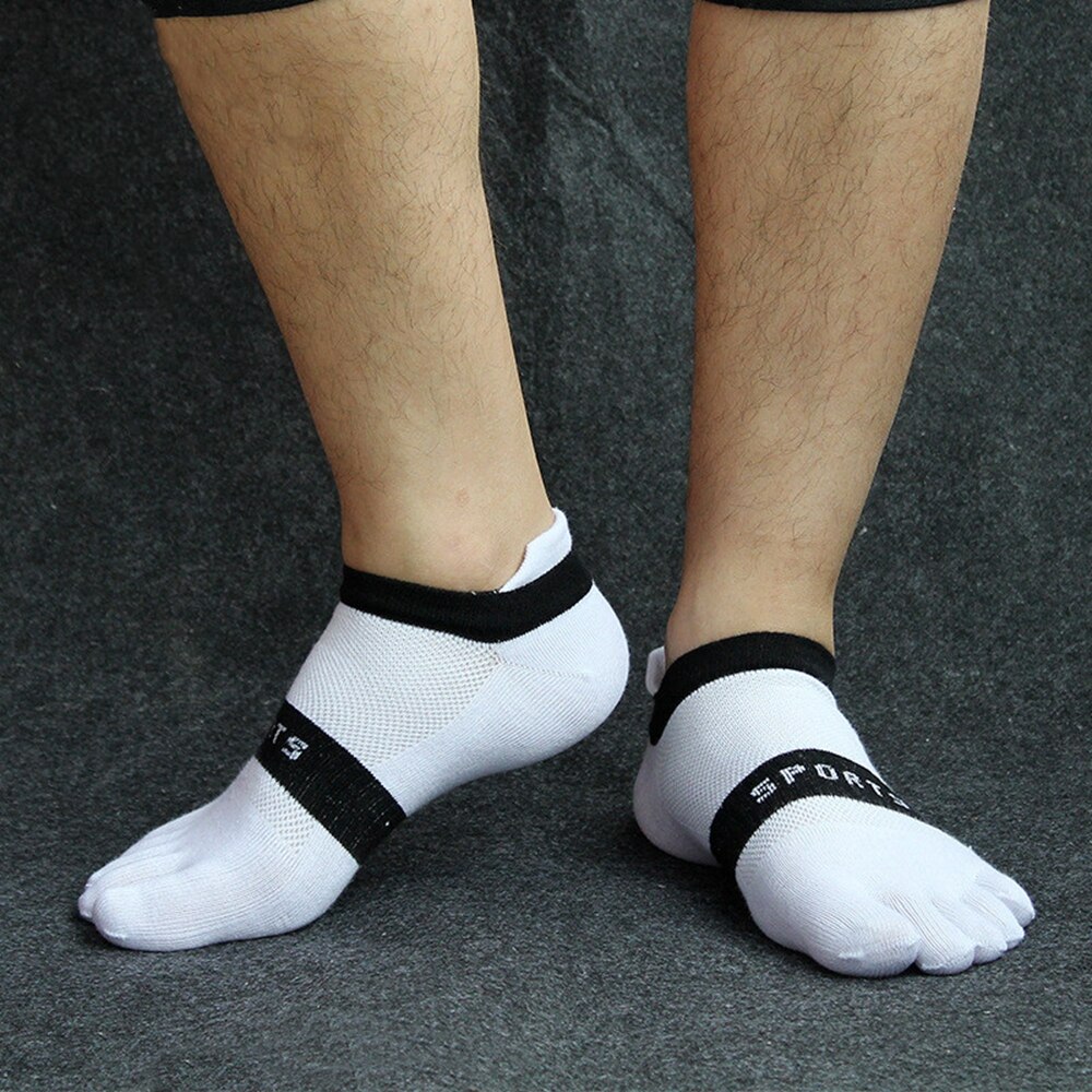 Five Finger Socks Men Pure Cotton Sports Breathable Comfortable Shaping Anti Friction Men's Five Finger Socks