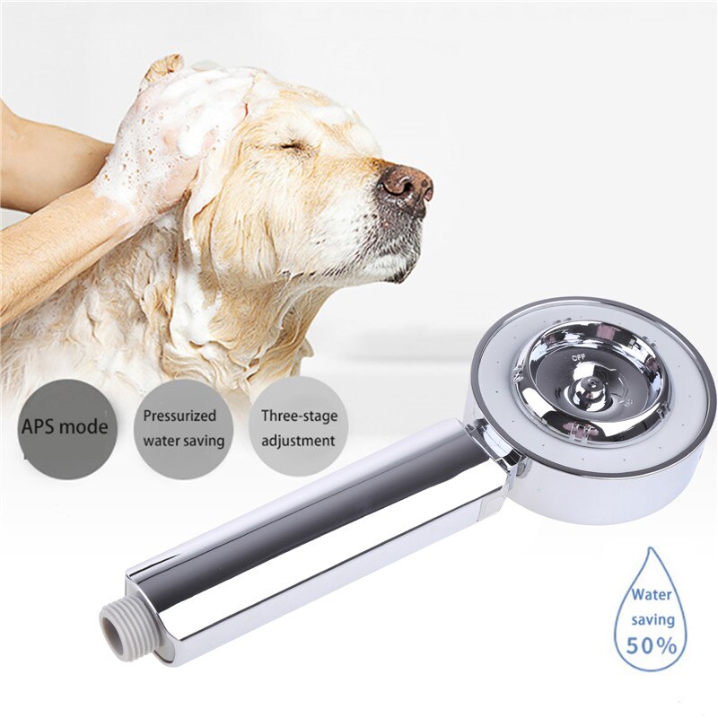 Rociador de baño para perros y gatos, cabezal de ducha de doble cara, boquilla de grifo, accesorio de ducha para lavado de perros, suministros para mascotas